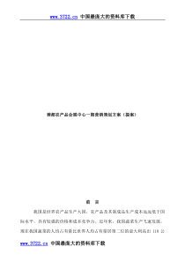 蓉都农产品会展中心一期营销策划方案(提案)(doc-30)