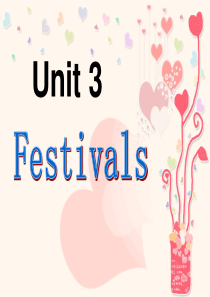 新版Join in 六年级Unit3 Festival