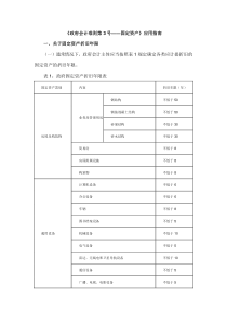 政府会计准则第3号固定资产应用指南