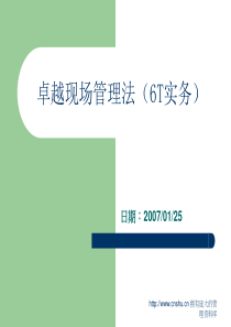 6T标准推广手册