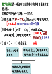 高三数学归纳法复习