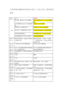 2018年高中政治《文化生活》教材修改