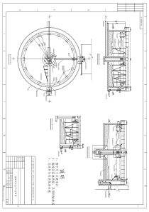辐流式沉淀池平剖面图