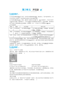 【中考零距离】2017潍坊中考物理复习知识精炼-三年中考例析：第二单元-声现象