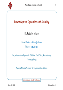 Power System Dynamics and Stability 幻灯片 很不错