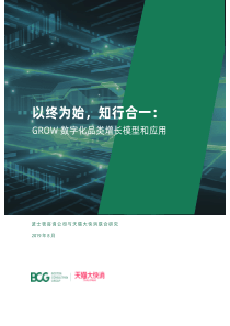 GROW数字化品类增长模型和应用