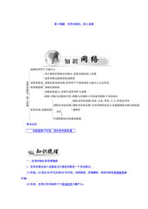 《学案》2015-2016高中政治人教版必修2习题第四单元当代国际社会第九课第2框题世界多极化;深入