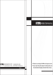 SAJ8000instructionmanual英文说明书