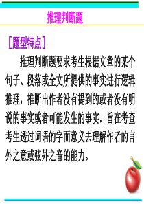 高三英语阅读理解：推理判断题