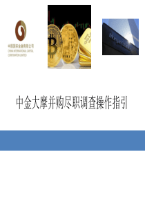 中金大摩并购尽职调查操作指引（PPT50页)