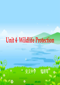 人教版英语学科必修4第4单元unit4-Wildlife-Protection复习课件