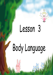 英语：选修7-unit19-language-lesson3-body-language课件2(北师