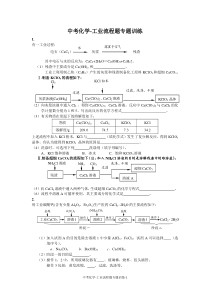 中考化学-工业流程题