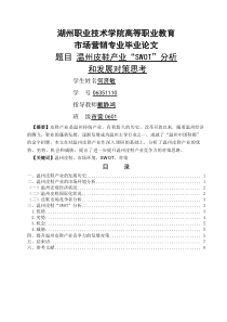 温州皮鞋产业“SWOT”分析和发展对策思考(何贤敏)