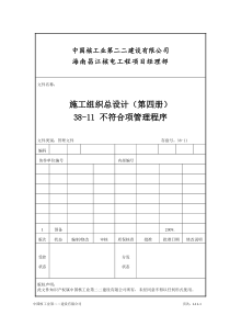 38-11--不符合项管理程序