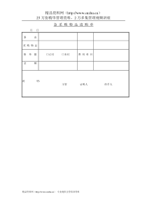 急采购物品请购单