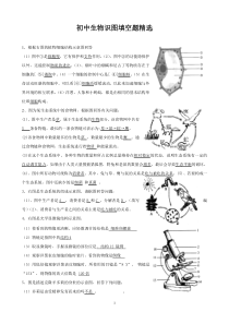 初中生物识图题