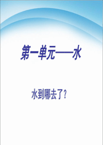 2019教科版小学科学三年级上册《水到哪里去了》课件2