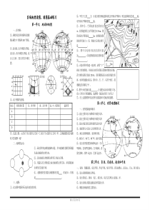 地理读图、填图专题训练