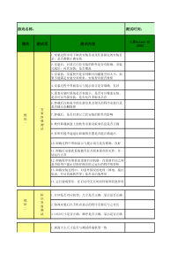 手机游戏测试用例