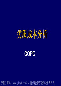 劣质成本分析COPQ（PPT61页)