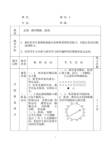 体育优质课全套教案