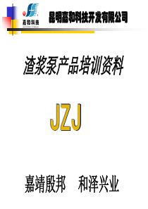 渣浆泵JZJ(9.28)