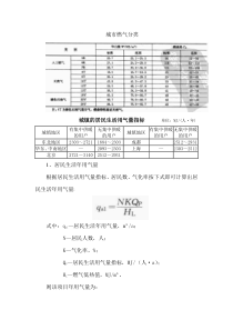 居民、商业和幼儿园年用气量计算