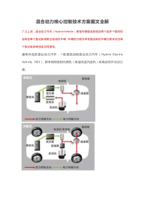 混合动力核心控制技术方案图文全解