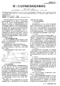 第三方支付风险及防范对策研究