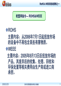 1 RoHS & WEEE 指令简介