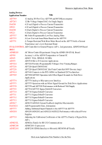 ADI公司主要集成电路产品资料0001