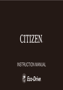 CITIZEN-H149-光动能电波表说明书