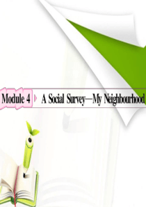 2012高考英语外研版一轮复习资料：必修1 Module4 A Social Survey-My N