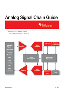 AnalogSignalChain(TI产品链,选型必备)