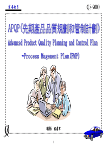 anv_-APQP先期产品品质规划和管理计划