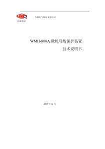 WMH-800A国网六统一说明书