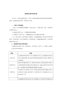 园林绿化养护管理方案