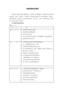 标准采购作业程序