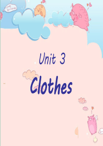 三年级下册英语课件-Unit-3-Clothes-3-Join-in-剑桥英语-(共14张PPT)