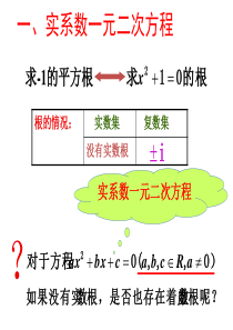 复数集内实系数一元二次方程的根的问题