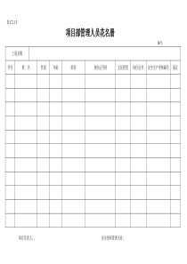 【2019年整理】施工单位新安全资料表格全套