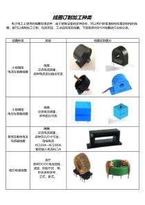 线圈绕制订制加工种类