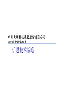 信息技术战略管理（PPT 75页）