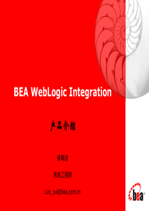 BEA EAI产品介绍