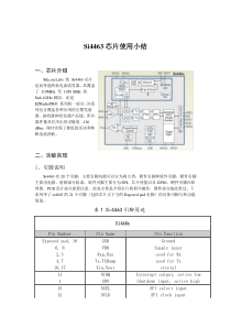 Si4463芯片使用小结