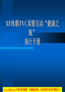 XF冰箱夏季促销活动策划方案-15页