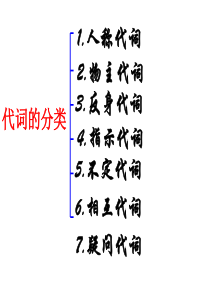 初中英语代词总复习PPT课件