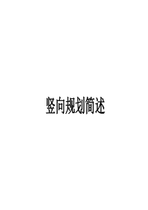 竖向规划(较全面的课件)