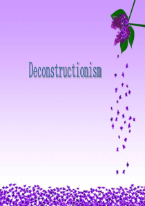 Deconstructionism解构主义